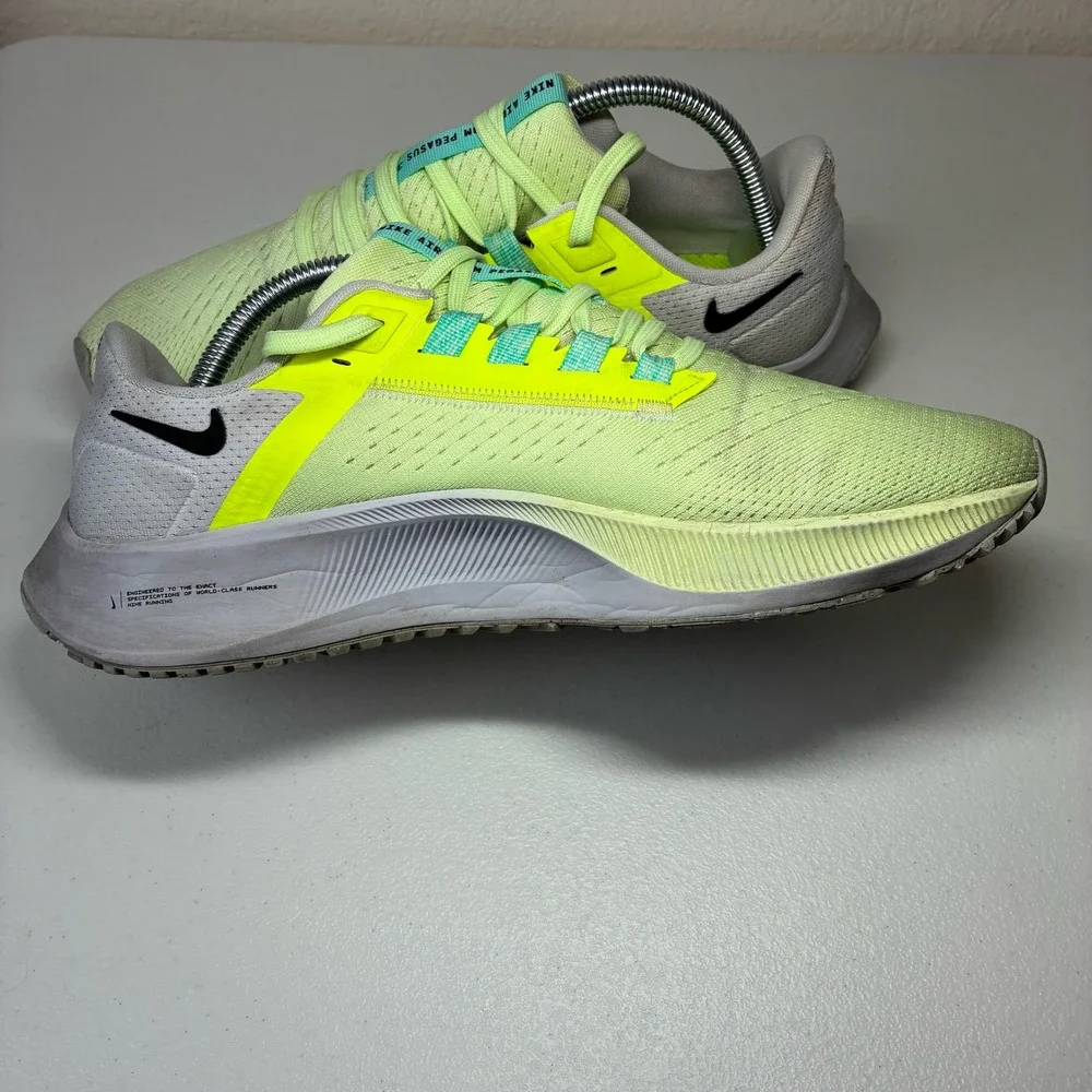 Nike Air Zoom‎ Pegasus 38 Womens Running Shoes Barely Volt Black Teal DJ5397-700